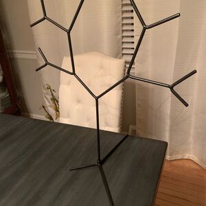 Black Jewelry Tree Stand